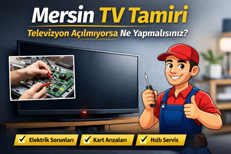 Mersin TV Tamiri Televizyon Açılmıyorsa Ne Yapmalısınız